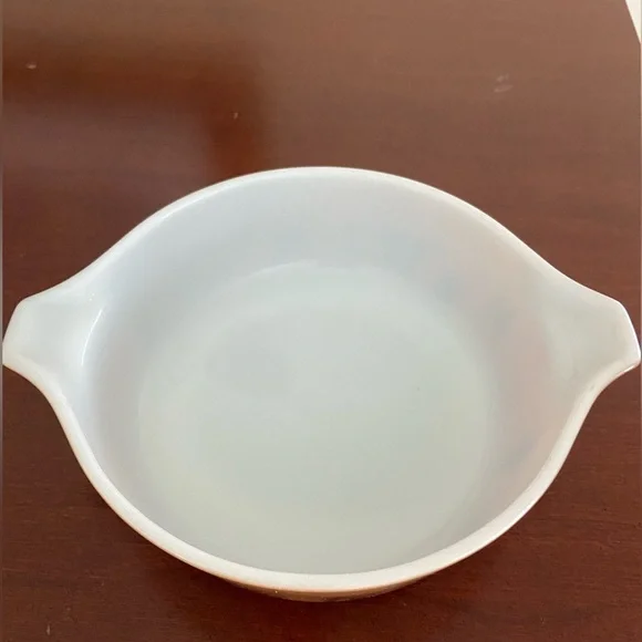 Vintage 60's Pyrex Federal Eagle 471 Brown Oval Baking  Casserole Dish 1 pint - Picture 3 of 11